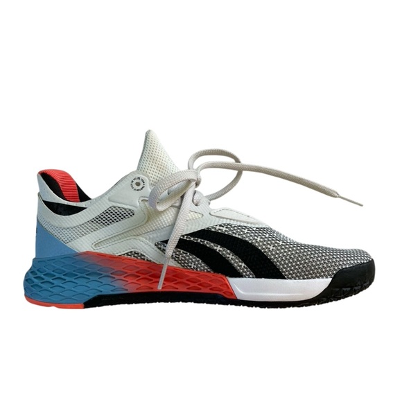 Reebok Nano X Tennis Cross Training Running Shoe White Blue Orange (Size 9.5) - Picture 2 of 16